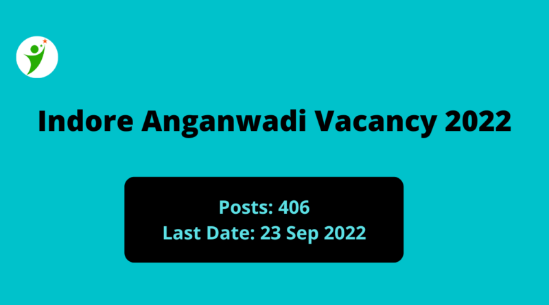 Indore Anganwadi Vacancy 2022