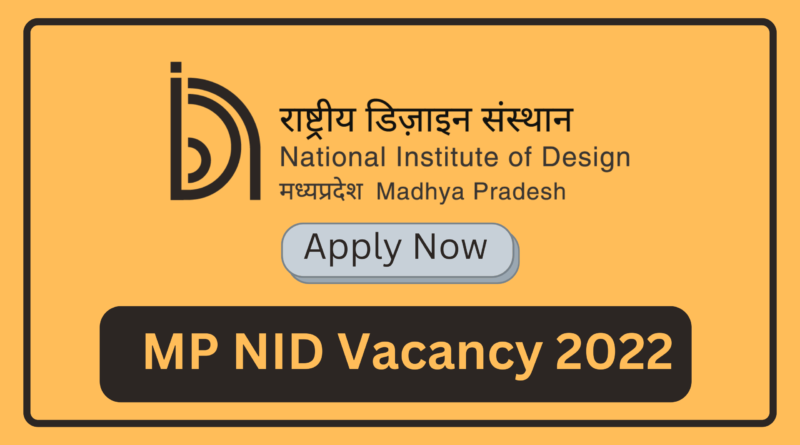 MP NID Recruitment 2022