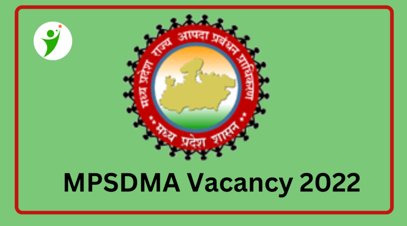 MPSDMA Recruitment 2022